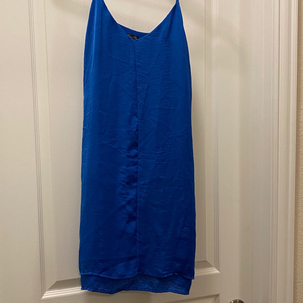 Royal Blue Mini Dress